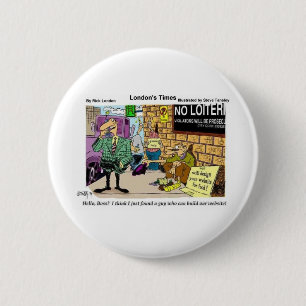 Macaron Rond 5 Cm Mendicité 4 Cadeaux drôles et objets à collectionn