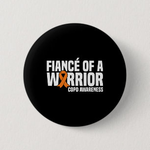 Macaron Rond 5 Cm Mens Fiance D'Un Guerrier Orange Ribbon Rsdcrps Aw