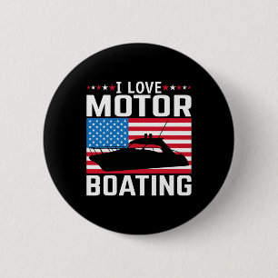 Macaron Rond 5 Cm Mens I Love Motorboating Tee Nitro B