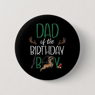 Macaron Rond 5 Cm Mens Papa Of The Birthday Boy Big One Birthday Dee
