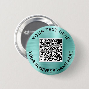 Macaron Rond 5 Cm Mention promotionnelle du code QR
