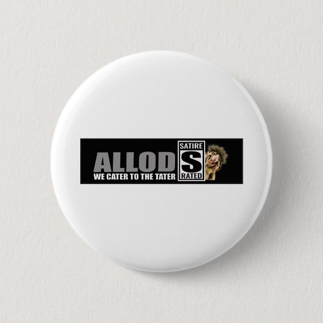 Macaron Rond 5 Cm Merch de logo de satire d'ALLOD (Devant)