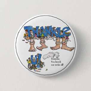 Macaron Rond 5 Cm Merci personnalisé