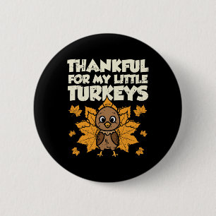 Macaron Rond 5 Cm Merci Pour Mes Petites Dindons Thanksgiving Teache