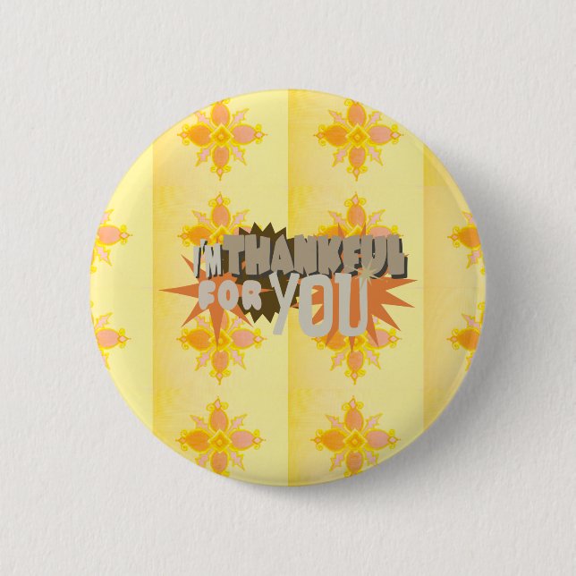 Macaron Rond 5 Cm Merci pour vous (Devant)