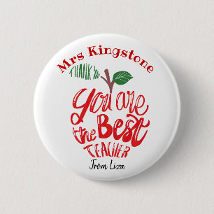 Macaron Rond 5 Cm Merci professeur tasse vous êtes le meilleur!