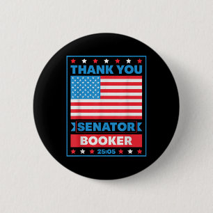 Macaron Rond 5 Cm Merci Sénateur Cory Booker 25 Heures Et 5 Minut