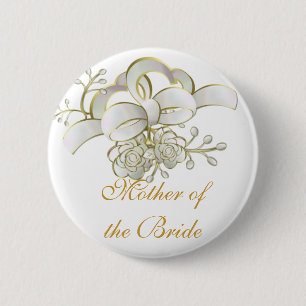 Macaron Rond 5 Cm Mère de la jeune mariée