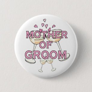 Macaron Rond 5 Cm Mère de la pièce d'identité