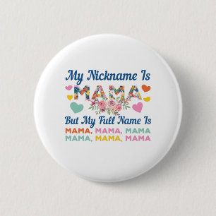 Macaron Rond 5 Cm Mère Mon Surnom Est Maman Anniversaire
