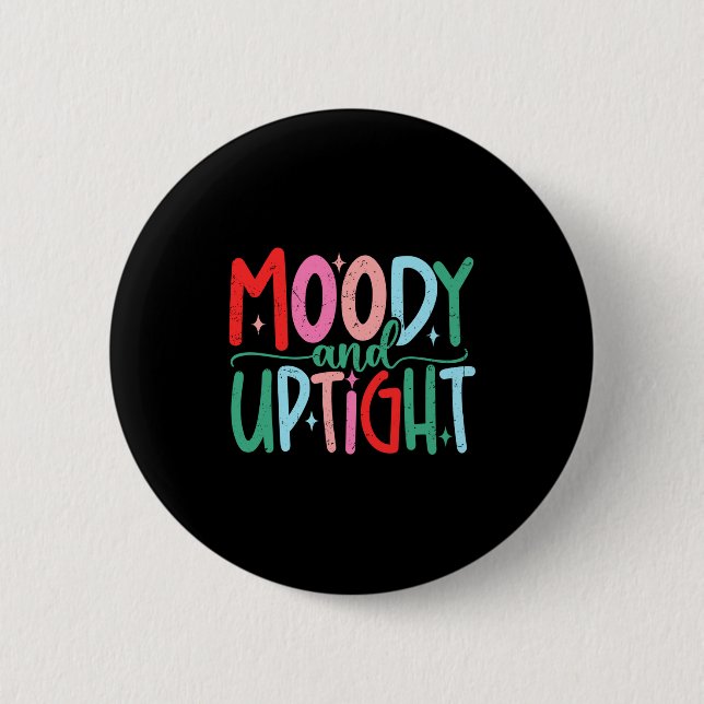 Macaron Rond 5 Cm Merry &amp; Bright Moody &amp; Uptight Matching Co (Devant)