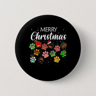 Macaron Rond 5 Cm Merry Christmas 2021