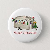 Merry Christmas Camping Trailer