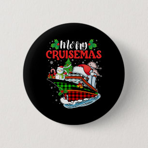 Macaron Rond 5 Cm Merry Cruisemas Famille Croisière Noël 2023 Amusan
