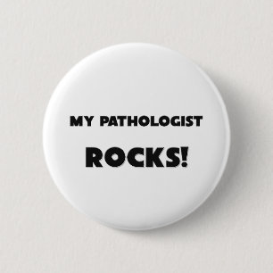 Macaron Rond 5 Cm MES ROCHES de pathologiste !