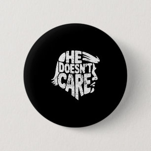 Macaron Rond 5 Cm Message Anti Trump subtil Vêtements Libéraux Sarca