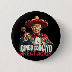 Macaron Rond 5 Cm Mexicain Rendre Fantastique Cinco De Mayo