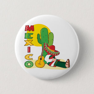 Macaron Rond 5 Cm Mexique
