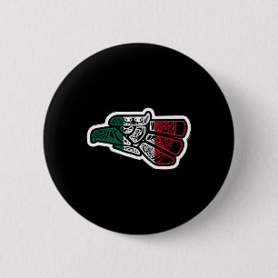 Macaron Rond 5 Cm Mexique Vintage Mexicaine Flag Pride Hecho En Mexi