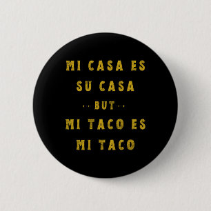 Macaron Rond 5 Cm Mi Taco Es Mi Taco Cinco De Mayo Espèce Nourriture