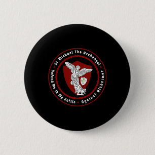 Macaron Rond 5 Cm Michael L'Archange M'Aide Contre Alzheimerhei