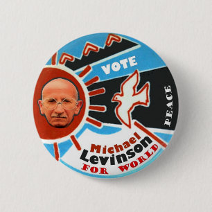 Macaron Rond 5 Cm Michael Stephen Levinson pour le président 2012