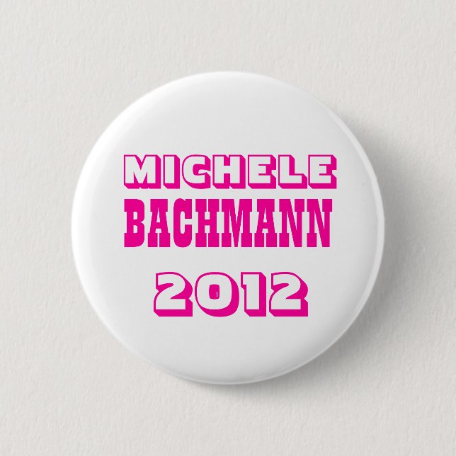 Macaron Rond 5 Cm Michele Bachmann 2012 (Devant)