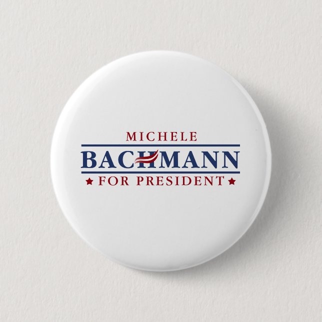 Macaron Rond 5 Cm Michele Bachmann 2012 (Devant)