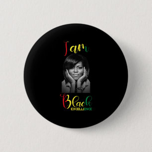 Macaron Rond 5 Cm Michelle Obama Black Excellence Black History Mont