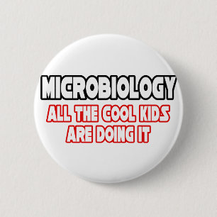 Macaron Rond 5 Cm Microbiologie...Enfants Cool