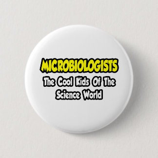 Macaron Rond 5 Cm Microbiologistes...Cool du monde des enfants de la