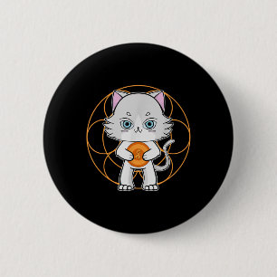 Macaron Rond 5 Cm Mignon Chat Ragdoll Anime Sensibilisation à la Leu