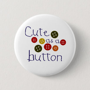 Macaron Rond 5 Cm Mignon comme bouton (garçon)