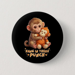 Macaron Rond 5 Cm Mignon coup de singe Bébé coup de singe Équipe cou