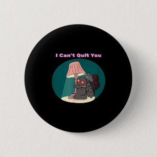 Macaron Rond 5 Cm Mignon cryptide mothman ne peut pas quitter l'humo