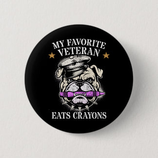 Macaron Rond 5 Cm Mignon Favori Vétéran Mange Crayons Équipe Militai