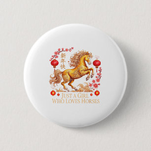 Macaron Rond 5 Cm Mignonne 2026 Juste Fille Qui Aime Les Chevaux Zod