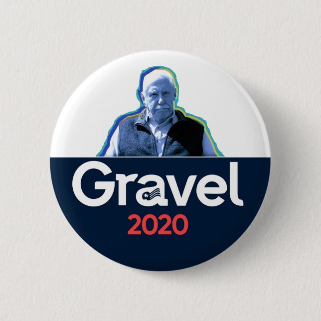 Macaron Rond 5 Cm Mike Gravel 2020 (Devant)