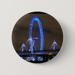 Macaron Rond 5 Cm Millennium Wheel Londres