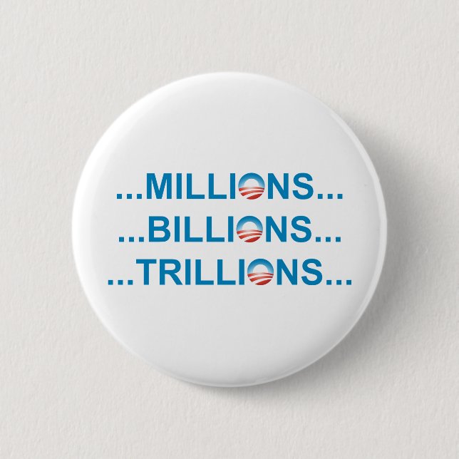 MACARON ROND 5 CM MILLION DE MILLIARD DE TRILLION (Devant)