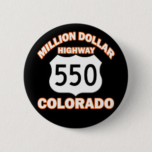 MACARON ROND 5 CM MILLION DE ROUTE LE COLORADO 550 DU DOLLAR
