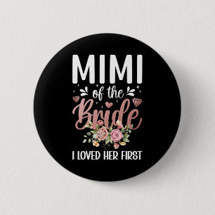 Macaron Rond 5 Cm Mimi De La Mariée J'Ai Aimé Mimi B De Sa Première