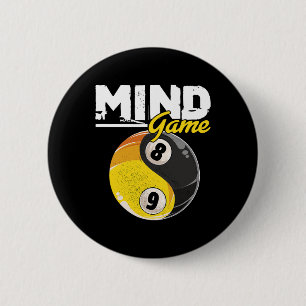 Macaron Rond 5 Cm Mind Game Billard Snooker Cue Stick Pool Billiard