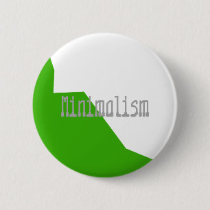 Macaron Rond 5 Cm Minimalisme Vert Blanc