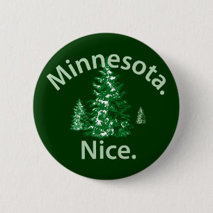 Macaron Rond 5 Cm Minnesota Nice. Point !