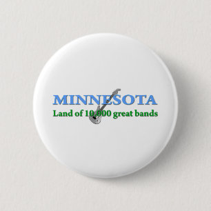 Macaron Rond 5 Cm Minnesota - Terre de 10 000 bandes