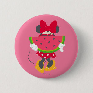 Macaron Rond 5 Cm Minnie   L'Aventure Tropicale de Minnie