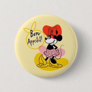 Macaron Rond 5 Cm Minnie Mouse   Bon Appetit !
