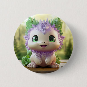 Macaron Rond 5 Cm Minty, le charmant Axolotl