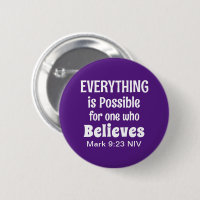 Miracle Bible Verse Christian Faith Purple